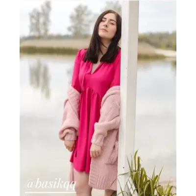 Dámské šaty MODA208 červené