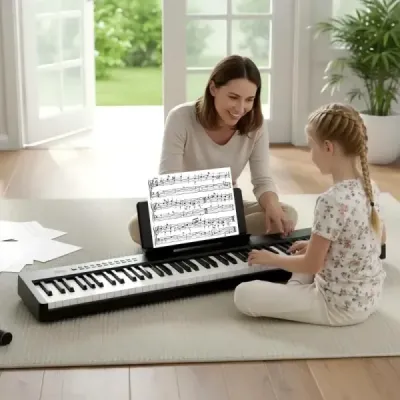 88 kláves digitální piano přenosné elektrické klávesy plné velikosti černé