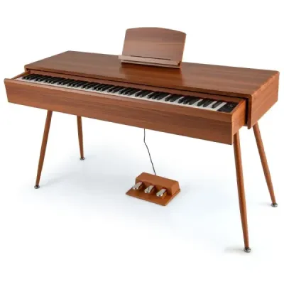 88klávesové piano s kladívkovou mechanikou a digitálním push-pull zásuvkou