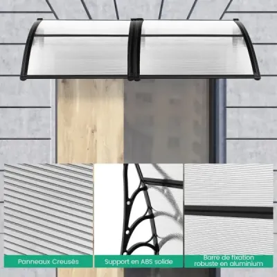 122 x 99 cm baldachýn na přední dveře baldachýn na přední dveře baldachýn transparentní