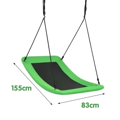 Houpačka na stromě Vnější houpačka z látky Oxford Zahradní houpačka 83 x 155 cm Zelená