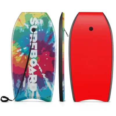 104 cm lehké bodyboardové prkno s jádrem z EPS, horní vrstvou z XPE a spodní vrstvou z HDPE – na pláž, do bazénu i do moře