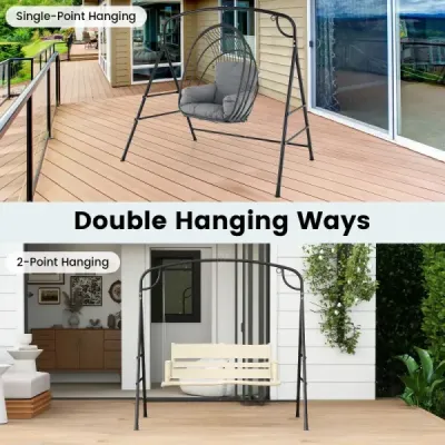 Rám houpačky se 2 možnostmi zavěšení Rám pro Nest Swing Black