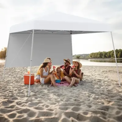 3 x 3 m pop up altán skládací altán zahradní stan vodotěsný a ochrana proti slunci zahradní altán party stan bílý