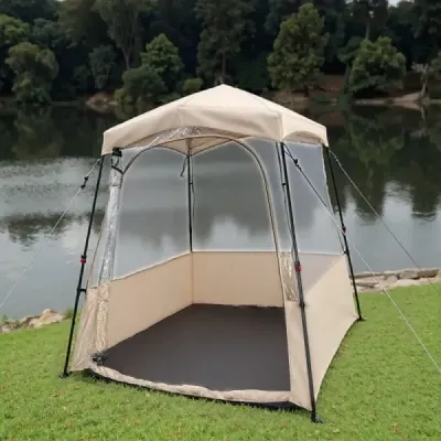 Sportovní stan 180 x 180 x 193 cm Průhledný stan s volným výhledem, robustní konstrukcí a přepravní taškou
