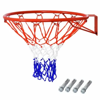 Basketbalový koš nástěnný basketbalový koš profesionální basketbalový koš na potápění pro interiér a exteriér oranžovo-červený