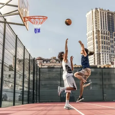 Basketbalový koš nástěnný basketbalový koš profesionální basketbalový koš na potápění pro interiér a exteriér oranžovo-červený
