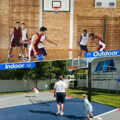 Basketbalový koš nástěnný basketbalový koš profesionální basketbalový koš na potápění pro interiér a exteriér oranžovo-červený