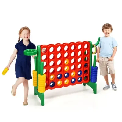 Velká sada zápalek 4 Jumbo Match 4 84 x 33 x 79 cm Červená + zelená