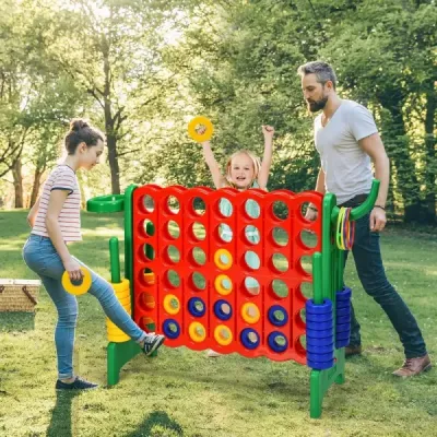 Velká sada zápalek 4 Jumbo Match 4 84 x 33 x 79 cm Červená + zelená