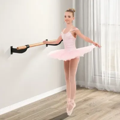 120 cm dlouhá taneční tyč Baletní tyč na zeď Baletní vybavení Fitness tyč s pevnou výškou