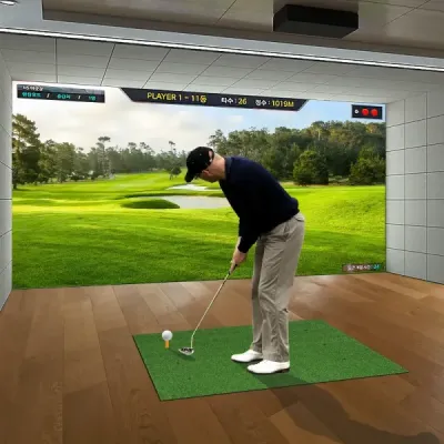 Golfová odpalová podložka 2 gumová odpaliště a 2 zarovnávací hole a 6 pozic pro odpaliště 152 x 92 cm tloušťka 32 mm