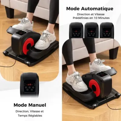 Ellipsentrainer Unter den Schreibtisch mit Anzeigemonitor & Fernbedienung Elektrischer Pedaltrainer