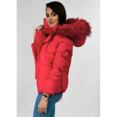Dámská zimní bunda MODA694 červená