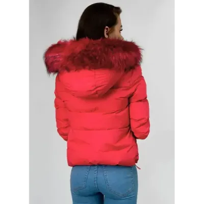 Dámská zimní bunda MODA694 červená
