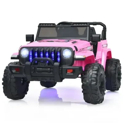 Dětský nákladní automobil Elektrický vůz na baterie se 2 sedadly 114 x 78 x 67 cm Růžová