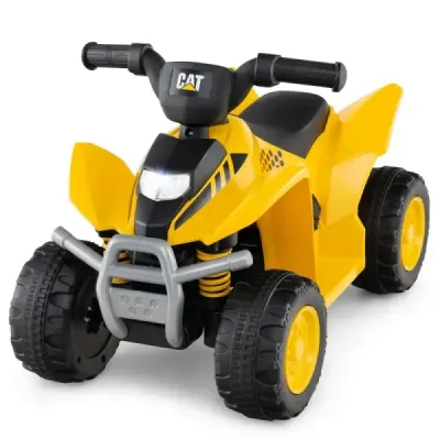 6V elektrická čtyřkolka pro děti Mini elektrická čtyřkolka s LED světlomety Elektrické auto ATV pro děti ve věku 18-36 měsíců
