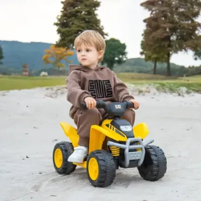 6V elektrická čtyřkolka pro děti Mini elektrická čtyřkolka s LED světlomety Elektrické auto ATV pro děti ve věku 18-36 měsíců