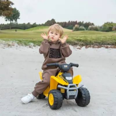 6V elektrická čtyřkolka pro děti Mini elektrická čtyřkolka s LED světlomety Elektrické auto ATV pro děti ve věku 18-36 měsíců
