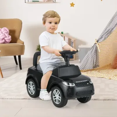 Posuvné auto s úložným prostorem Posuvné vozidlo Posuvné auto Dětské auto Posuvné auto Autíčko na hraní Černá barva