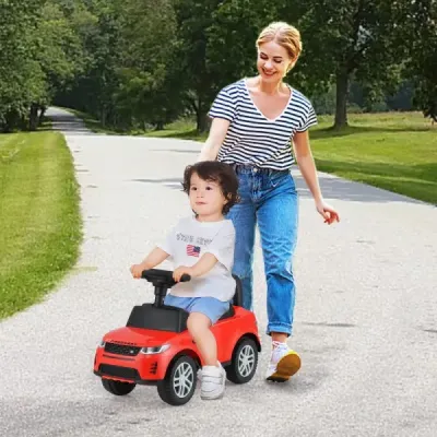 Posuvné auto s úložným prostorem Posuvné vozidlo Posuvné auto Dětské auto Posuvné auto Autíčko na hraní Červené