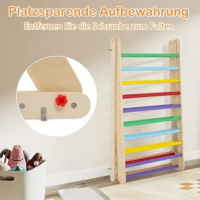 Lezecký trojúhelník s žebříkem Skládací prolézačka Příčkový trojúhelník pro rozvoj Colorful