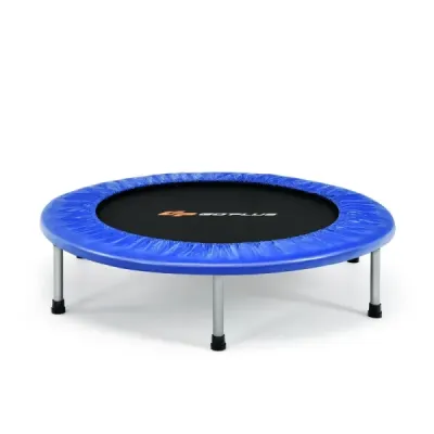 Trampolína 97 cm Mini skládací trampolína Skládací fitness trampolína Blue