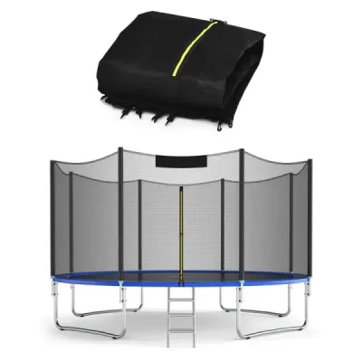 Bezpečnostní síť na trampolínu pro zahradní trampolíny Náhradní vnější síť se zipem a přezkami ? 305 cm
