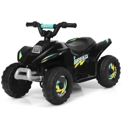 Elektrické auto pro děti elektrická dětská čtyřkolka dětská motorka 73 x 40 x 44,5 cm černá