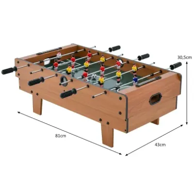 Hrací stůl 4 v 1 kulečníkový stůl a stolní tenis a vzdušný hokej a stolní fotbal 81 x 43 x 30,5 cm
