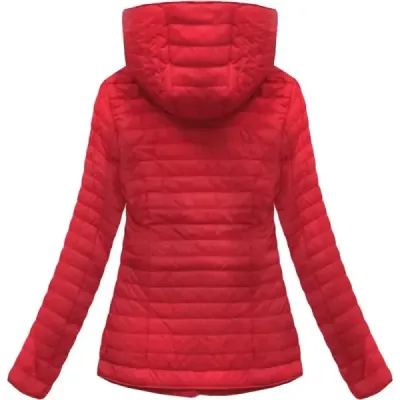 Dámská jarní bunda MODA015 červená