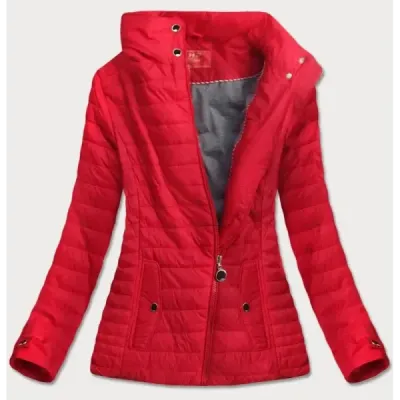 Dámská jarní bunda MODA016 červená