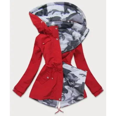 Dámská jarní bunda MODA665 červená