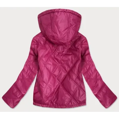 Lehká dámská jarní bunda MODA004 růžová