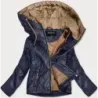Lehká dámská jarní bunda MODA004 tmavě modrá