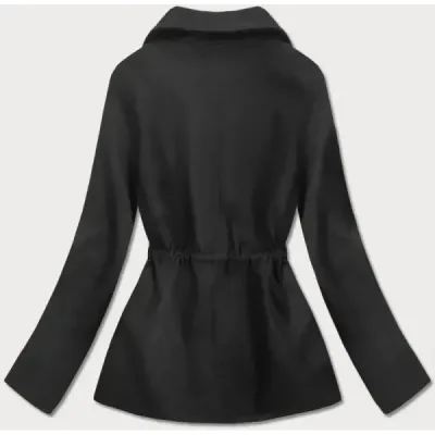 Krátký dámský kabát MODA727 černý