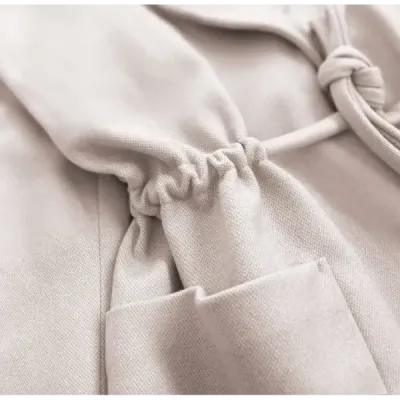 Krátký dámský kabát MODA727 ecru