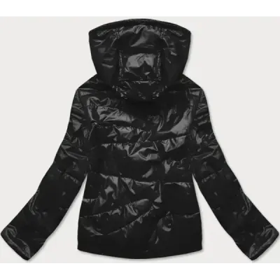 Dámská jarní bunda MODA005 černo-zelená