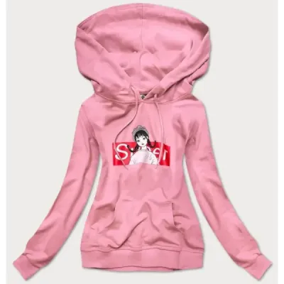 Dámská mikina MODA596 růžová