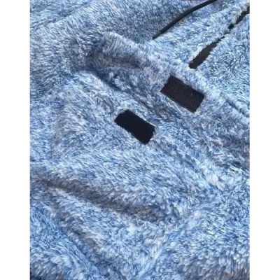 Dámská plyšová mikina MODA008 modrá