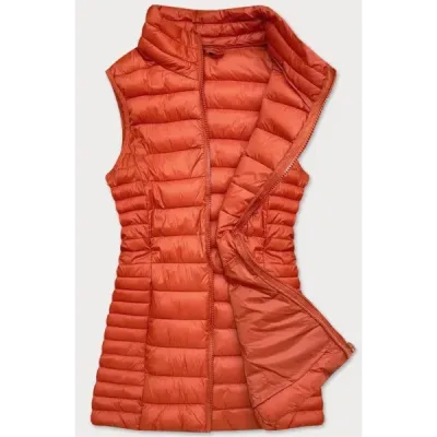 Dámská prošívaná vesta MODA038 cihlová