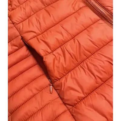 Dámská prošívaná vesta MODA038 cihlová