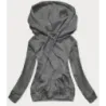 Tenká dámská mikina MODA0002 tmavě šedá