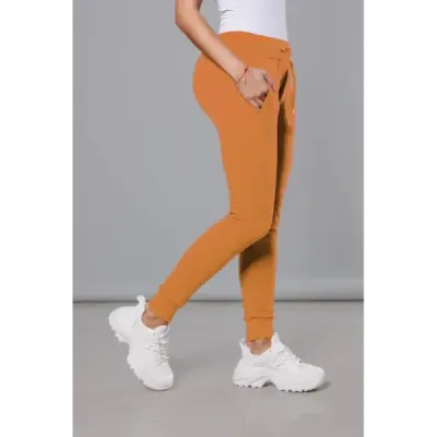 Dámské tepláky MODA01-028 hořčičné