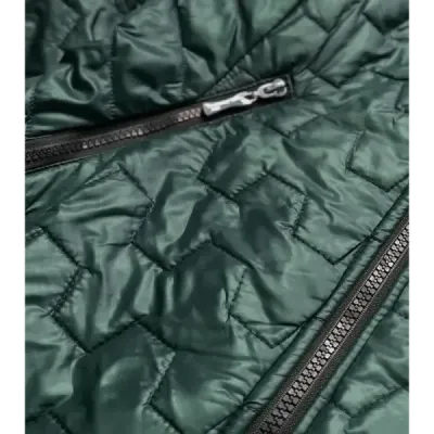 Dámská podzimní prošívaná bunda MODA121 zelená
