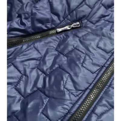 Dámská podzimní prošívaná bunda MODA121 modrá