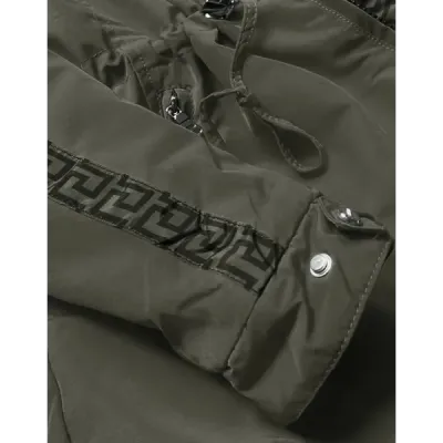 Dámská oboustranná zimní bunda MODA555 zelená