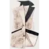 Elegantní dámská vesta z kožešinou MODA9593 krémová