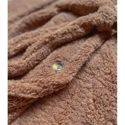 Dámský kabát MODA229 hnědý