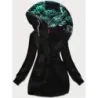 Dámska dlhá mikina s kapucňou MODA815 čierna